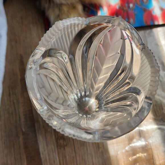 Novelette Precious Lead Crystal Vase With Over 24% PbO Beyer Made In W. Germany - Picture 6 of 12